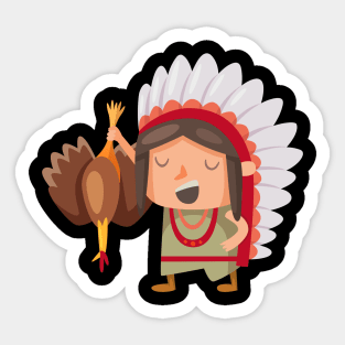 Oh Snap Thanksgiving Sticker
